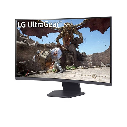 LG UltraGear 32GS60QC-B 32 Inch Curved Gaming Monitor
